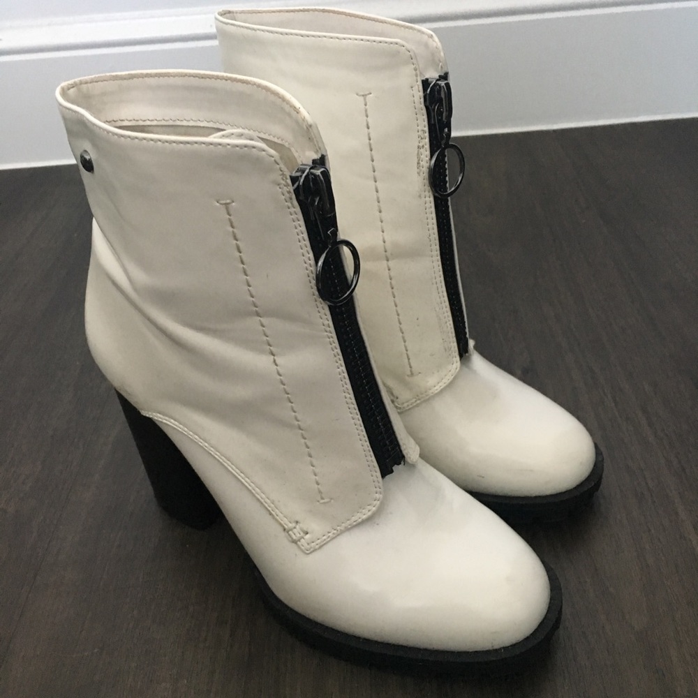 White booties